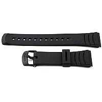 Casio 10169264 Genuine Factory Replacement Resin Watch Band fits DBC-32-1A DBC-32-9A DBC-32C-1 DBC-32C-1B,Black