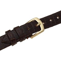 Hadley Roma LS700 12mm Long Brown Genuine Java Lizard Ladies Watch Band