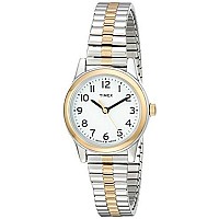 Timex Women's T2N068 Essex Avenue Two-Tone Stainless Steel Expansion Band Watch