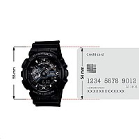 Casio G-Shock Ana-digi World Time Black Dial Men's watch #GA110-1B