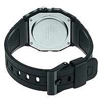 Casio F-91W-3Dg Men's Digital Multi-Function Black Rubber Watch