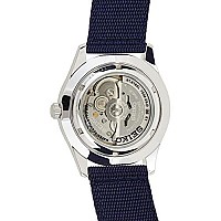 SEIKO Mens Analogue Automatic Watch with Textile Strap SNZG11K1