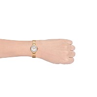 Fossil Womens Virginia Quartz Stainless Steel Threehand Watch Color Rose Gold Glitz Model Es3284