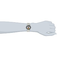 Disney Kids Mk1240 Silvertone Watch With White Rubber Band