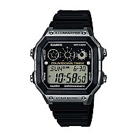 Casio Men's AE-1300WH-8AVCF Illuminator Digital Display Quartz Black Watch