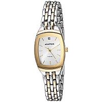 Armitron Women's 75/5195SVTT Diamond Accented Dial Two-Tone Bracelet Watch