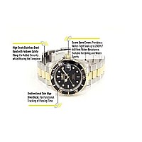 Invicta Men's 8927OB Pro Diver Analog Display Japanese Automatic Two Tone Watch