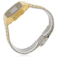 Casio A168Wg-9 Men'S Vintage Gold Metal Band Illuminator Chronograph Alarm Watch