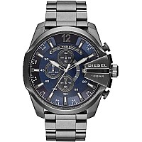 Diesel Men's 51mm Mega Chief Quartz Stainless Steel Chronograph Watch, Color: Gunmetal (Model: DZ4329)