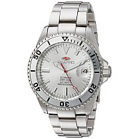 Seapro Mens Sp4310 Scuba 200 Analog Display Automatic Self Wind Silver Watch