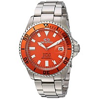 Seapro Mens Sp4315 Scuba 200 Analog Display Automatic Self Wind Silver Watch