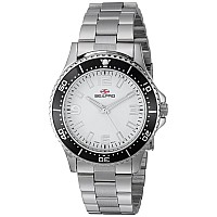 Seapro Womens Sp5410 Tideway Analog Display Quartz Silver Watch