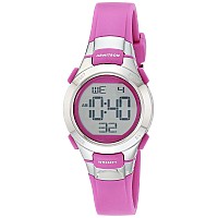 Armitron Sport Women's 45/7012PKSV Digital Chronograph Matte Pink Resin Strap Watch