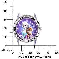 Disney Frozen Kids Plastic Time Teacher Analog Quartz 3D Strap Watch