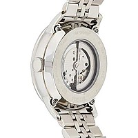 Fossil Mens Townsman Automatic Stainless Steel Two-Hand Subeye Watch, Color: Silver (Model: ME3107)