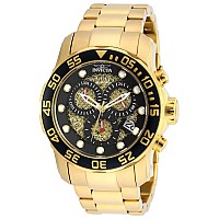 Invicta Men's 19837 Pro Diver Analog Display Swiss Quartz Gold Watch