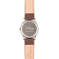 Disney Minnie Mouse Adult Classic Cardiff Articulating Hands Analog Quartz Leather Strap Watch