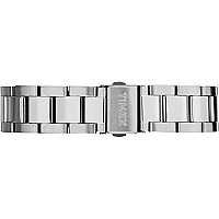 Timex Men's TW2R23300 Easy Reader 38mm Silver-Tone/White Stainless Steel Bracelet Watch