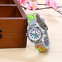 ele ELEOPTION 3D Cartoon Kid Watch for Little Kids Boys Girls,Waterproof Silicone Wristwatch Toddler Analog Watch