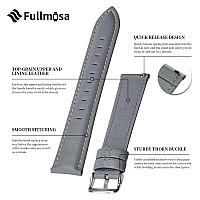 Fullmosa 22Mm Leather Watch Bands Compatible With Samsung Galaxy Watch 46Mmgalaxy Watch 3 45Mmgear S3 Frontierclassichuawei