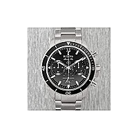 Bulova Men'S Marine Star Series C Stainless Steel 6-Hand Chronograph Quartz Watch, Black Dial Style: 96B272