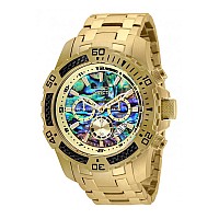 Invicta Men'S Pro Diver Scuba Quartz Watch, Gold, 25094