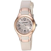 Armitron Sport Women's 25/6418PBH Easy To Read Rose Gold-Tone and Blush Pink Resin Strap Watch