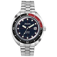 Bulova Oceanographer Automatic Mens Stainless Steel Devil Diver , Silver-Tone (Model: 98B320)