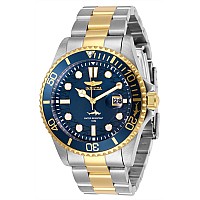 Invicta Mens Pro Diver Quartz Watch, Two Tone, 30021