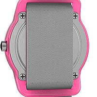 Timex Girls TW7C77100 Time Machines Pink/Pandas Elastic Fabric Strap Watch