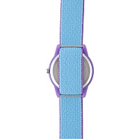 Disney Frozen Kids Plastic Time Teacher Analog Quartz Nylon Strap Watch Purplelt Purple