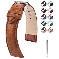 Fullmosa 20Mm Treen Gradient Color Tanned Leather Watch Bands Compatible With Samsung Galaxy Watch 5 40Mm 44Mmpro 45Mmgalaxy W