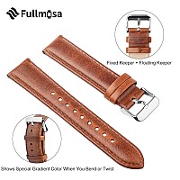 Fullmosa 20Mm Treen Gradient Color Tanned Leather Watch Bands Compatible With Samsung Galaxy Watch 5 40Mm 44Mmpro 45Mmgalaxy W