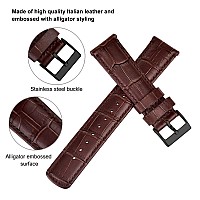 Ritche Christmas Stocking Stuffers Genuine 22Mm Alligator Grain Watch Band Classic Vintage Quick Release Alligator Watch Straps