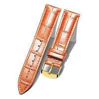 Binlun Leather Watch Band Genuine Calfskin Replacement Watch Strap Quick Release Crocodile Pattern 10 Colors 13 Sizes For Men Wo