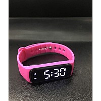 8 Alarm Vibrating Alarm Watch Medical Reminder Watch With Timer And 8 Daily Alarms Hot Pink Large