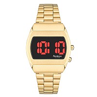 Armitron Sport Men Quartz Sport Watch With Stainless Steel Strap, Gold, 14 (Model: 40/8475Brgp)