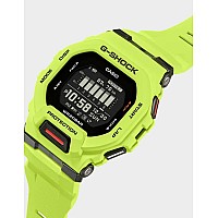 Casio Gshock Gsquad Move Digital Connected Lime Green Resin Strap Fitness Watch Gbd2009