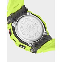 Casio Gshock Gsquad Move Digital Connected Lime Green Resin Strap Fitness Watch Gbd2009