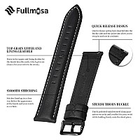 Fullmosa 20Mm Leather Watch Bands Compatible With Samsung Galaxy Watch 5 40Mm 44Mmpro 45Mmgalaxy Watch 4 40Mm 44Mmclassic 46M