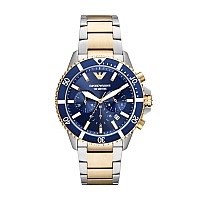 Emporio Armani Mens Chronograph Twotone Stainless Steel Watch Model Ar11362