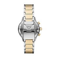 Emporio Armani Mens Chronograph Twotone Stainless Steel Watch Model Ar11362