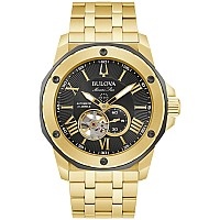 Bulova Marine Star Gold-Tone Watch, One Size - 98A273