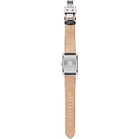 Bulova Frank Lloyd Wright Robie House Stainless Steel 3Hand Mens Quartz Watch Gray Leather Strap Style 96A287