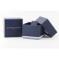 Tommy Hilfiger Mens Stainless Steel Multicolor Aluminum Case And Silicone Strap Watch Color Blue Model 1792009