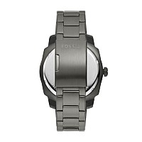 Fossil Mens Machine 49Mm Quartz Stainless Steel Threehand Watch Color Smoke Model Fs5970