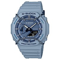 Gshock Ga2100Pt2A Toneontone Wire Face Casioak Blue