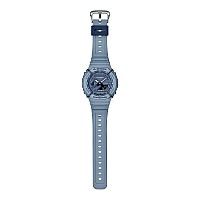 Gshock Ga2100Pt2A Toneontone Wire Face Casioak Blue