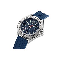 Nautica Mens Napcws304 Clearwater Beach Blue Silicone Strap Watch