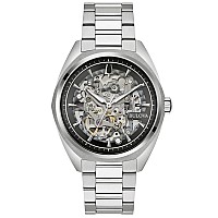 Bulova 96A293 Automatic Silver Watch with Bracelet